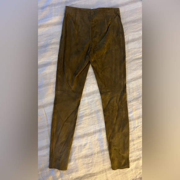 Ralph Lauren Purple Label Suede Skinny Pant. NWT. Size 2. - Picture 2 of 10